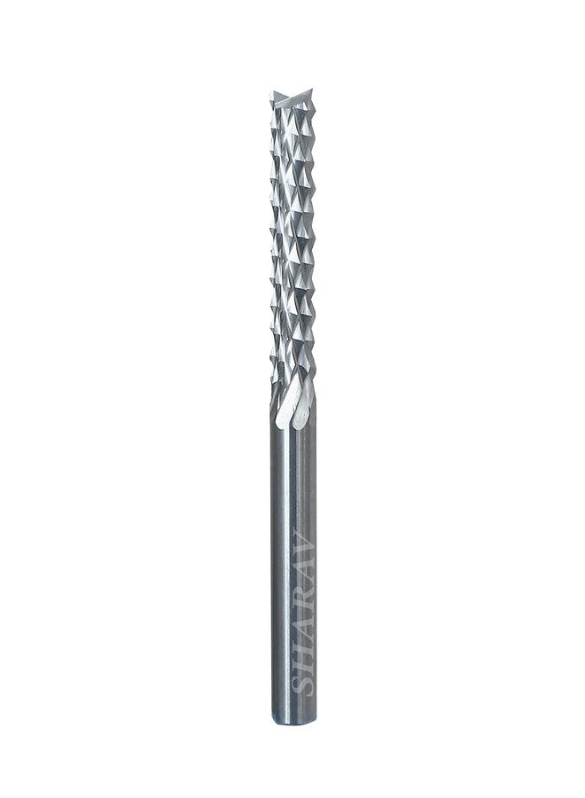 Sharav Solid Carbide Cnc Router's Corn Bit 6mmX25mm CL X50mm Long For Marble & Sand Stone Cutting-Corn-6mm - Image 1